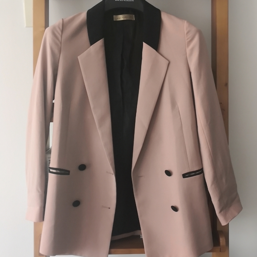 Pale pink blazer